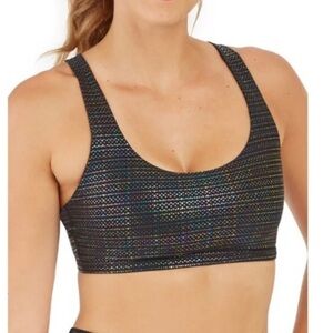 SPANX Metallic Mist Low Impact Sports Bra Size Medium New with tags